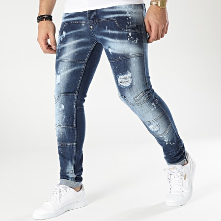 Uniplay - 644 Jeans skinny in denim blu