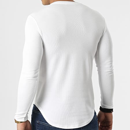 Uniplay - Maglietta a maniche lunghe oversize UY776 Bianco
