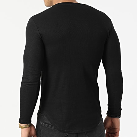 Uniplay - Tee Shirt A Manches Longues Oversize UY776 Noir