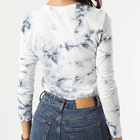Vero Moda - Maglietta a maniche lunghe da donna Bianco Blu Navy