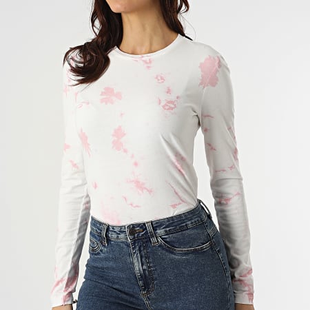 Vero Moda - Maglietta a maniche lunghe da donna Bianco Rosa