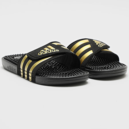 Adidas Sportswear - Claquettes Adissage EG6517 Noir Doré