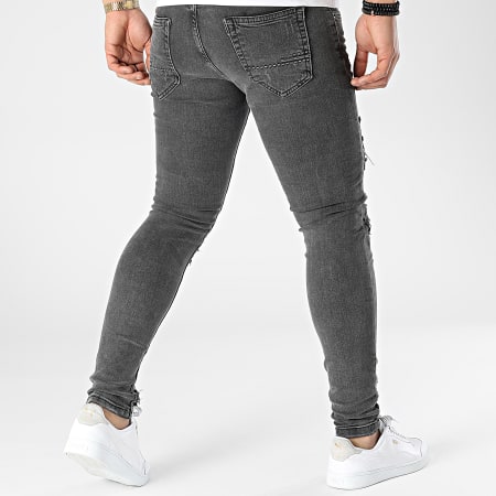 Black Needle - Jeans skinny DHZ-3417 Grigio antracite