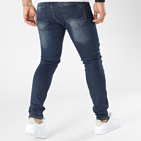 Black Needle - Jeans slim DH-5001 Denim blu
