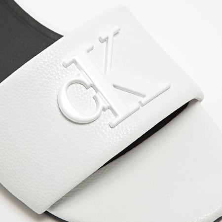 Calvin Klein - Claquettes Femme 0543 White