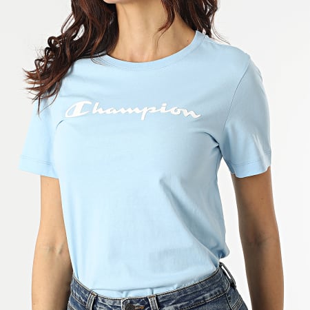T shirt champion on sale femme gris