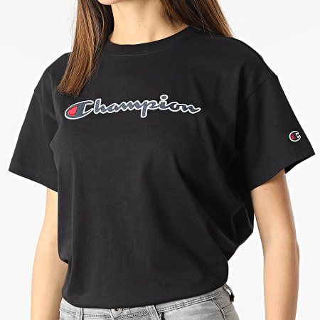 Champion - Camiseta mujer 115351 Negro