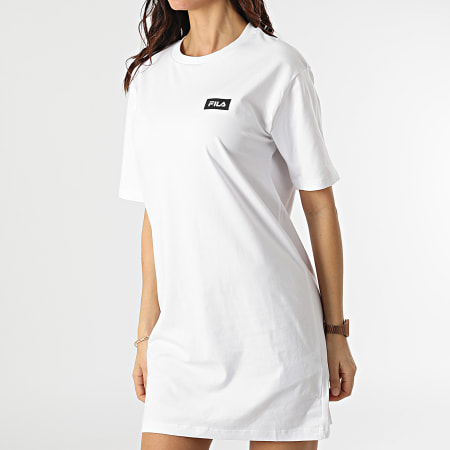 Robe Tee Shirt Femme Barletta Blanc
