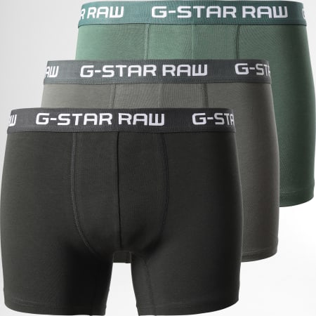 G-Star - Set di 3 boxer D05095 Verde Khaki