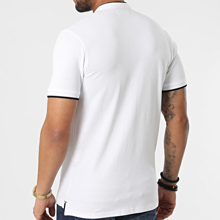 Jack And Jones - Polo A Manches Courtes Paulos Mao Blanc