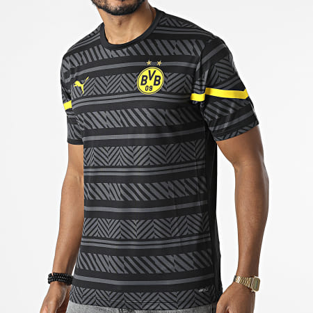 Puma - Camiseta Borussia Dortmund Prematch Negro Gris