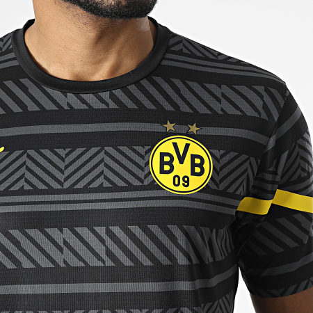 Puma - Camiseta Borussia Dortmund Prematch Negro Gris