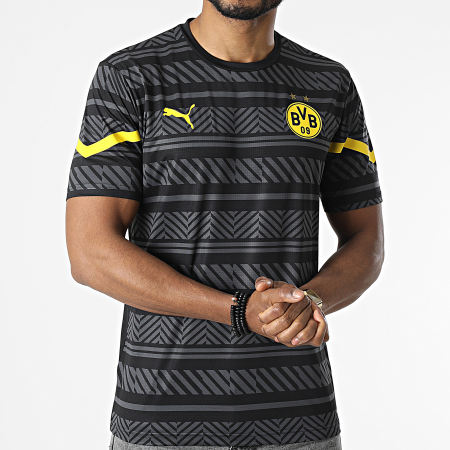 Puma - Tee Shirt Borussia Dortmund Prematch Noir Gris