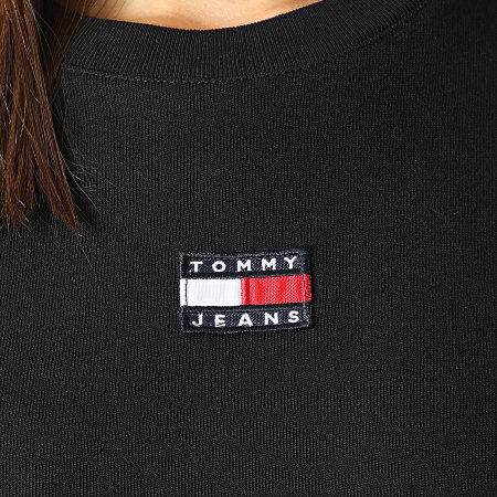 Tommy Jeans - Robe Tee Shirt Femme 0370 Noir