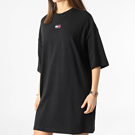 Tommy Jeans - Vestido Camiseta Mujer 0370 Negro