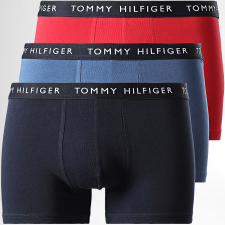 Tommy Hilfiger - Lot De 3 Boxers Premium Essentials 2203 Bleu Marine Rouge