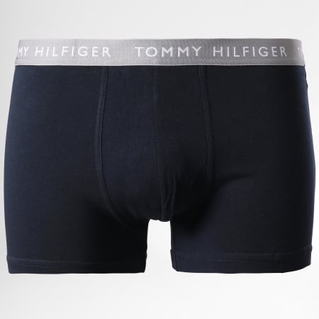Tommy Hilfiger - Lot De 3 Boxers Premium Essentials 2324 Bleu Marine Rouge Vert Kaki