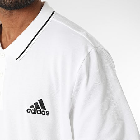 Adidas Performance - Polo A Manches Courtes Aeroready Essentials Piqué Small Logo Gk9221 Blanc