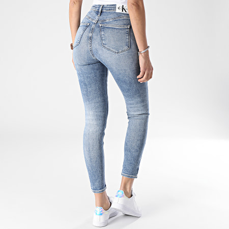 Calvin Klein Jeans - Jean Skinny Femme Rise 7864 Bleu Denim