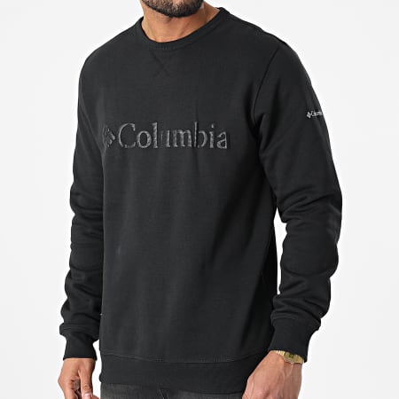 Columbia - Sudadera polar con logo y cuello redondo 1884931 Negro