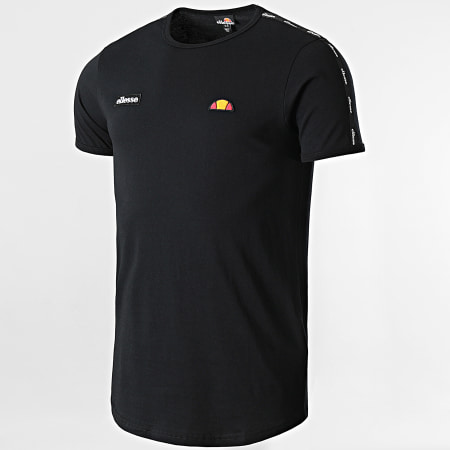 Ellesse - Camiseta oversize Fedora Stripe negra