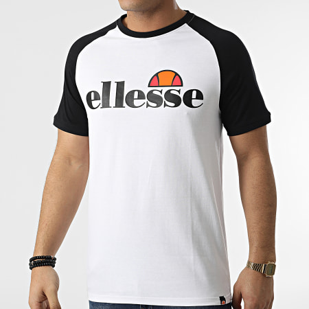 Ellesse - Tee Shirt Corp Blanc Noir