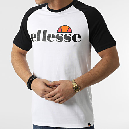 Ellesse - Tee Shirt Corp Blanc Noir