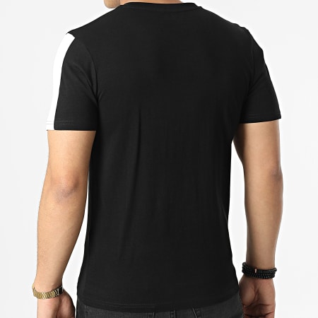 Kappa - Tee Shirt A Bandes Logo Iverpool 361576W Noir