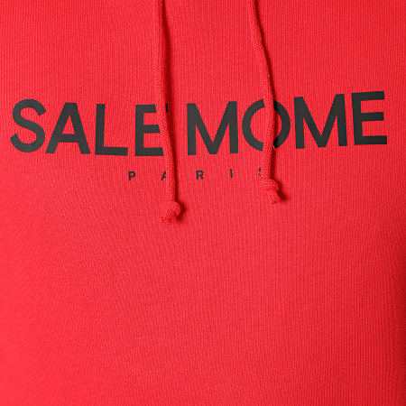 Sale Môme Paris - Sweat Capuche Gorille Rouge Noir