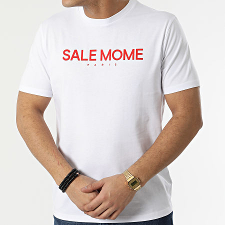 Sale Môme Paris - Tee Shirt Gorille Blanc Rouge