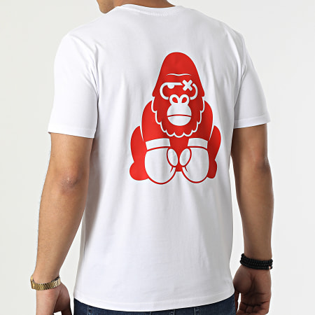 Sale Môme Paris - Maglietta Gorilla rosso bianco