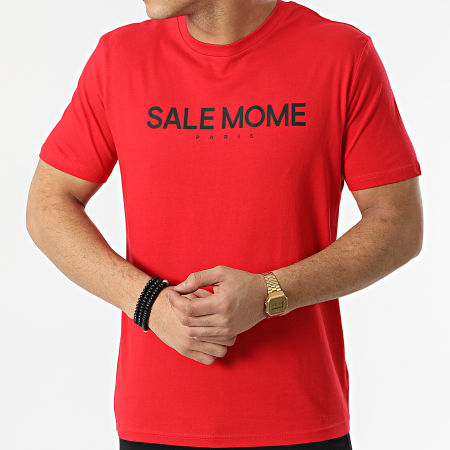 Sale Môme Paris - Tee Shirt Gorille Rouge Noir