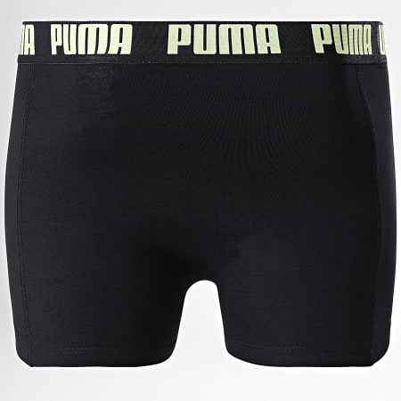 Puma - Juego de 2 calzoncillos bóxer Everyday Negro Carbón Gris