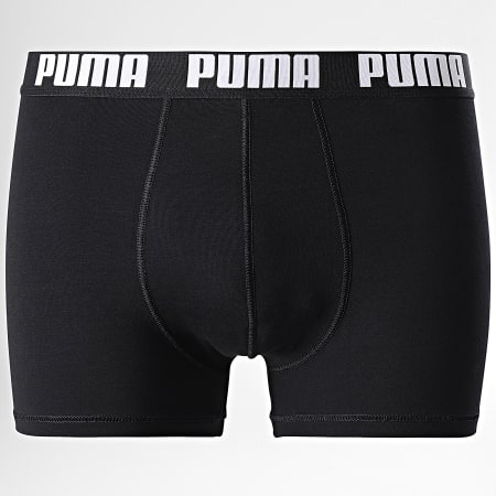 Puma - Set di 2 boxer per tutti i giorni Grigio antracite Nero mimetico
