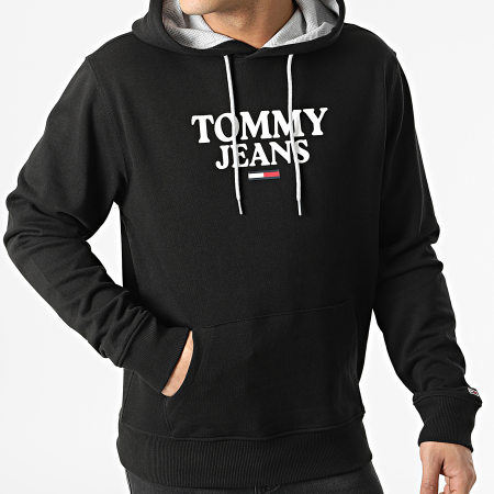 Tommy Jeans - Felpa con cappuccio Entry 2941 nero