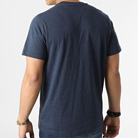 Tommy Jeans - Tee Shirt Poche Essential Flag 3063 Bleu Marine
