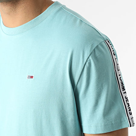 Tommy Jeans - Tee Shirt TJM Tapes 3065 Bleu Clair