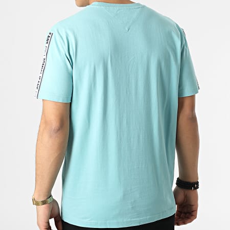 Tommy Jeans - Tee Shirt TJM Tapes 3065 Bleu Clair