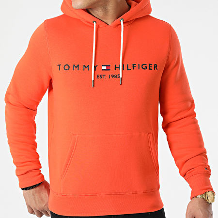 Tommy Hilfiger - Sweat Capuche Tommy Logo 1599 Orange