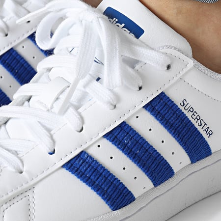 adidas - Zapatillas Mujer Superstar GV7951 Calzado Blanco Azul Real