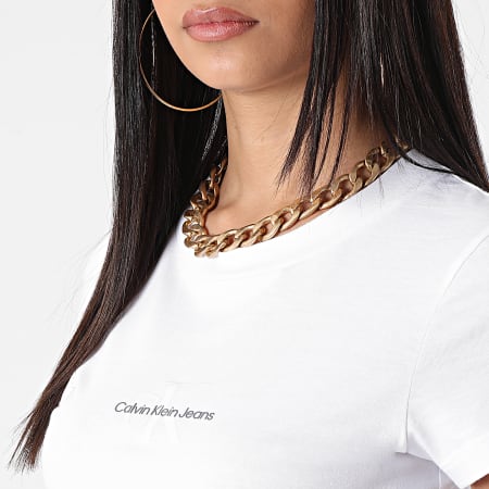 Calvin Klein - Tee Shirt Femme 7902 Blanc