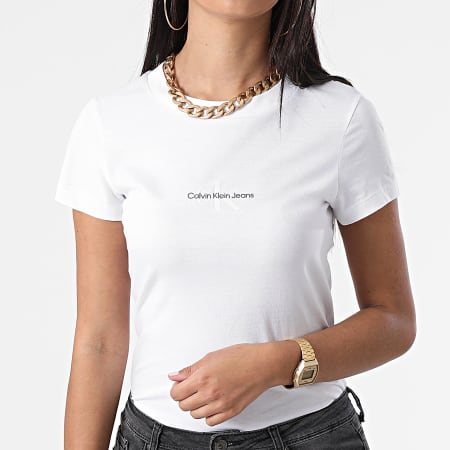 Calvin Klein - Tee Shirt Femme 7902 Blanc