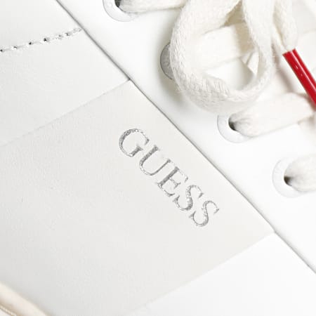 Guess - Sneakers FM5VICLEA12 Bianco Rosso
