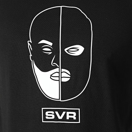 SVR - Tee Shirt Faces Noir Blanc