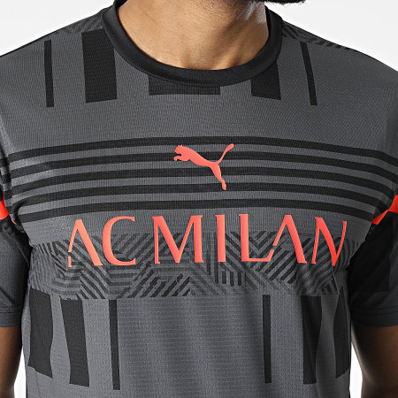 Puma - Tee Shirt AC Milan Prematch 765053 Noir Gris