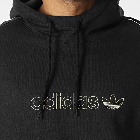Adidas Originals - Sweat Capuche Shadow Stripe H31284 Noir