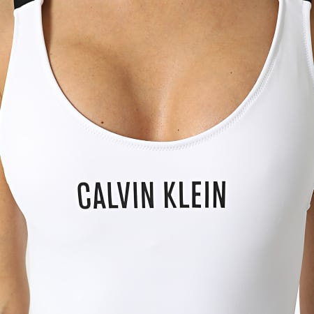 Calvin Klein - Body Femme Scoop Back One Piece 1597 Blanc