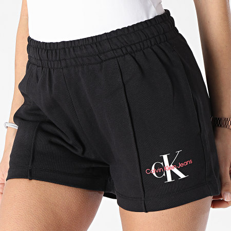 Calvin Klein - Pantalón Corto Jogging Mujer 8042 Negro