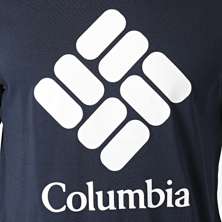 Columbia - Tee Shirt Basic Logo 1680053 Bleu Marine
