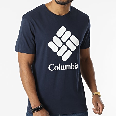 Columbia - Maglietta Basic Logo 1680053 Navy